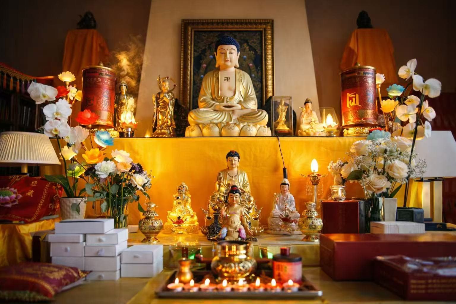 释迦佛国道场佛坛 · The Sanctuary Altar